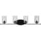 Progress Lighting Riley Collection Black Four-Light Bath P300279-031 - alternate 1